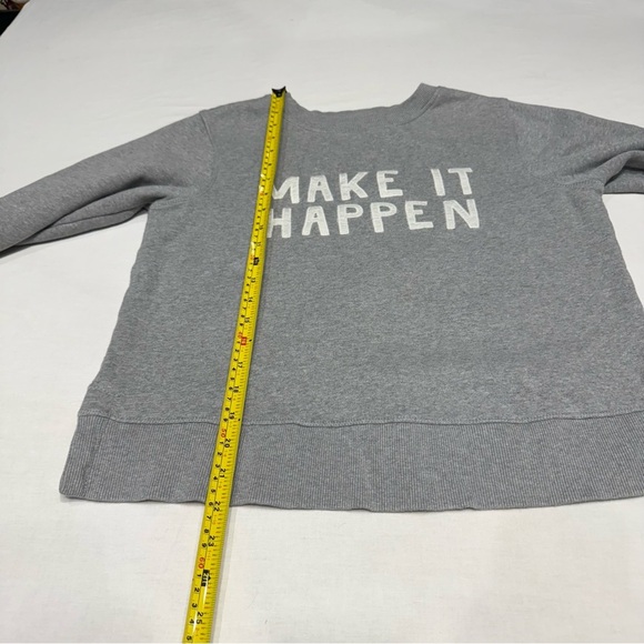 Anthropologie Gray 'Make It Happen' Sweatshirt - Picture 5 of 7